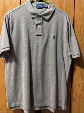 Polo by Ralph Lauren Heather Gray Short-Sleeve Polo Men’s Large